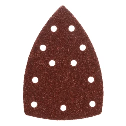 Треугольник абразивный на ворc. подложке под "липучку", перф., P 40, 150х150х100 мм, 5 шт. Denzel 738577