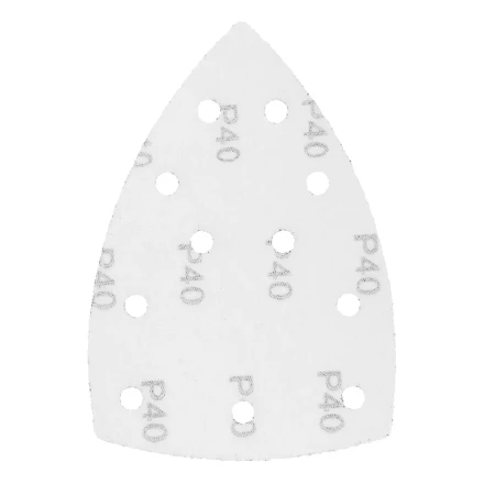 Треугольник абразивный на ворc. подложке под "липучку", перф., P 40, 150х150х100 мм, 5 шт. Denzel 738577 купить в Урае