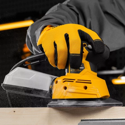 Треугольник абразивный на ворc. подложке под "липучку", перф., P 40, 150х150х100 мм, 5 шт. Denzel 738577 купить в Урае