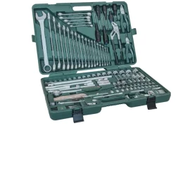 Набор головок торцевых универсальный 1/2"DR 8-32мм  1/4"DR 4-13мм  ключи комбинированные 6-32мм отвертки  128 предметов S04Н524128S  Jonnesway 48372