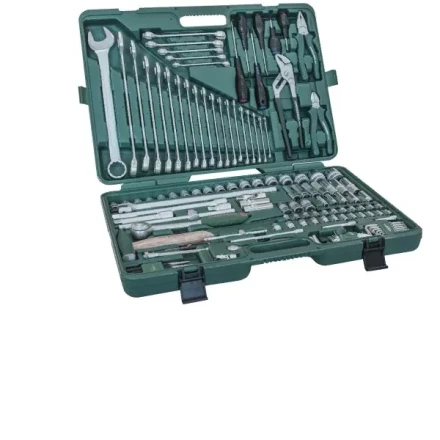 Набор головок торцевых универсальный 1/2&quot;DR 8-32мм  1/4&quot;DR 4-13мм  ключи комбинированные 6-32мм отвертки  128 предметов S04Н524128S  Jonnesway 48372 купить в Урае