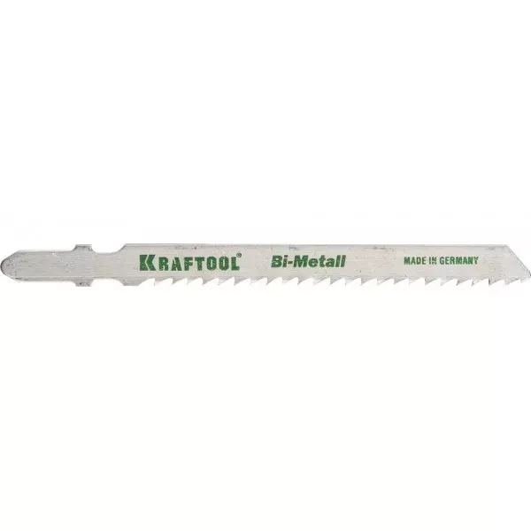 Полотна KRAFTOOL, T127DF, для эл/лобзика, Bi-Metall, по мягкому металлу (3-15мм), EU-хвост., шаг 3мм, 75мм, 2шт 159556-3 купить в Урае