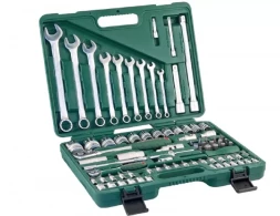 Набор головок торцевых 1/2"DR 14-32мм  1/4"DR 4-14мм 82предмета Jonnesway S04Н52482S 47399