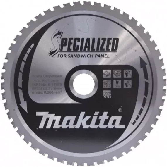 Диск пильный Makita, х270х30х2,3мм, 60 зуб,для сэндвич панелей B-31516 купить в Урае