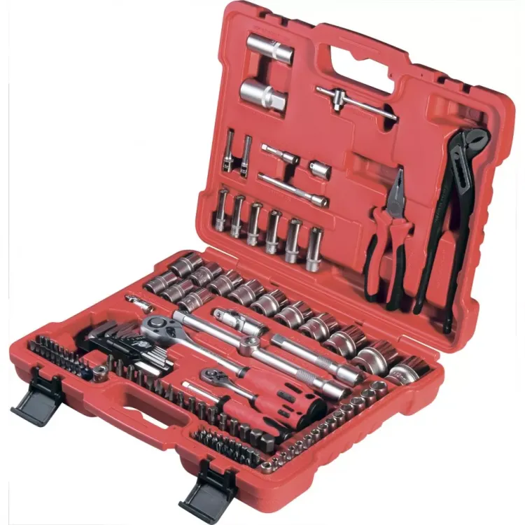 Набор слесарно-монтажный с квадратами 1/4", 1/2" и 5/16", 117 предм  MATRIX PROFI 13587 купить в Урае