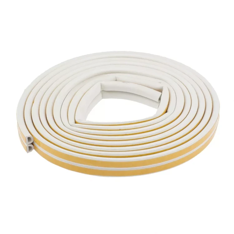 Уплотнитель 12 м профиль "D" белый СИБРТЕХ 93936 купить в Урае
