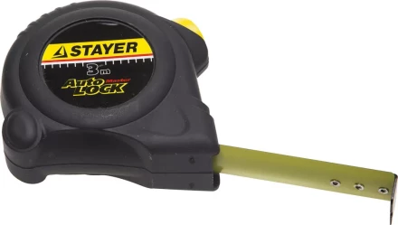Рулетка STAYER &quot;MASTER&quot; &quot;AUTOLOCK&quot;, корпус с резиновым напылением, автостоп, 3мх16мм 2-34126-03-16_z01 купить в Урае