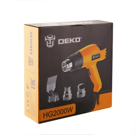 Фен строительный DEKO HG2000W, 063-4166 купить в Урае