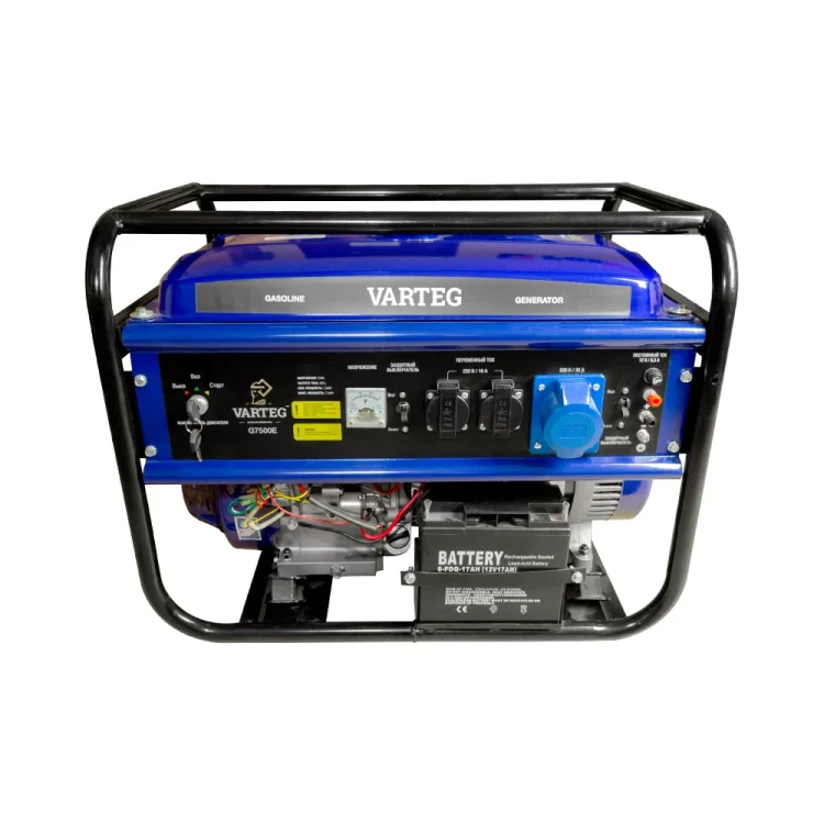 Бензиновый генератор VARTEG G7500E купить в Урае