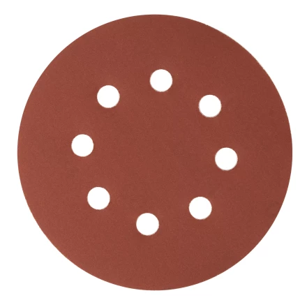 Круг абразивный на ворсовой подложке под &quot;липучку&quot;, перфорированный, P 500, 125 мм, 5 шт Сибртех 738157 купить в Урае