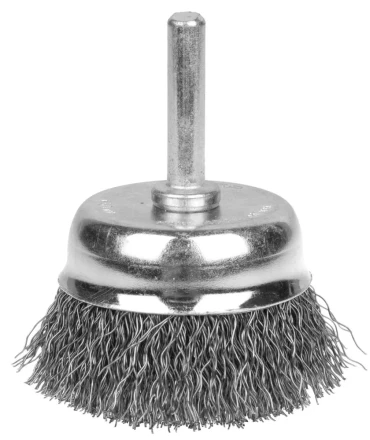 ЗУБР &quot;ЭКСПЕРТ&quot;. Щетка чашечная для дрели, витая стальная проволока 0,3мм, 50мм 35253-050_z01 купить в Урае