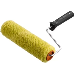 Валик малярный ЗУБР "ОПТИМА -СИНТЕКС", все виды ЛКМ, для неровных поверхностей, полиэстр, ворс 18 мм, бюгель 6 мм, 40х240мм 03515-24