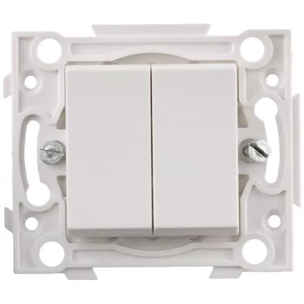 Выключатель СВЕТОЗАР проходной двойной SV-55231-2 купить в Урае