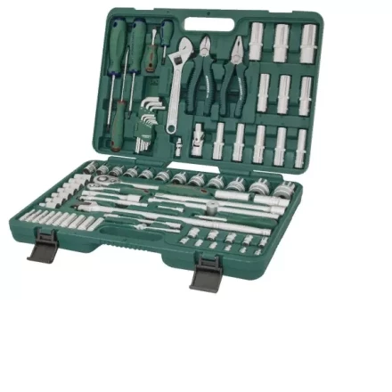 Набор головок торцевых универсальный 1/2&quot;DR 8-32мм  1/4&quot;DR 4-13мм  ключи угловые 1,5-10мм  отвертки   83предмета S04Н52483 S Jonnesway 48507 купить в Урае