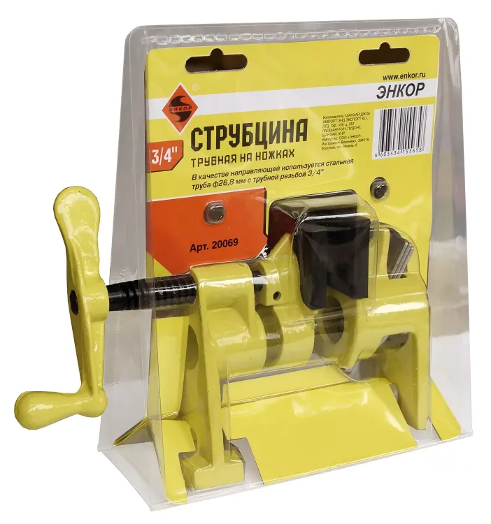 Струбцина трубная 3/4 на ножках Энкор 20069 купить в Урае