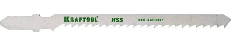 Полотна KRAFTOOL, T227D, для эл/лобзика, HSS, по мягкому металлу, фигурный рез, EU-хвост., шаг 3мм, 75мм, 2шт 159558-3 купить в Урае