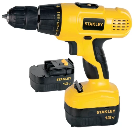 Дрель аккумуляторная Stanley STDC12HBK в кейсе купить в Урае