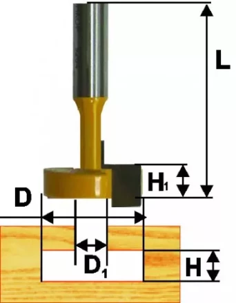 Фреза паз конструкционная ф127мм Т-обр хв 8мм 10516 купить в Урае
