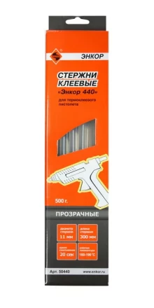 Стержень клеевой 11х300мм ЭНКОР 440 17шт 50440 купить в Урае