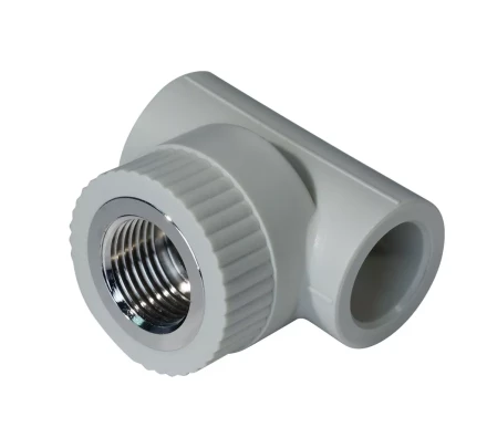 Тройник комб. PP-R ВР 25мм х 3/4 серый (25/75) 44251 купить в Урае