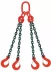 Строп цепной четырехветвевой 4СЦ 6.7 т L=2 м 8 кл с торцевыми захватами для труб купить в Урае