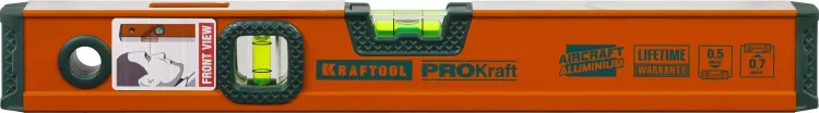 Уровень KRAFTOOL алюминиевый, 2 глазка, 40см 34721-040_z01 купить в Урае