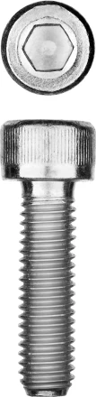 ЗУБР DIN 912, кл. пр. 8.8, М10 х 25 мм, цинк, 5 кг, винт с внутренним шестигранником, Профессионал (30318-10-025) купить в Урае
