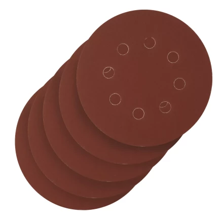 Круг абразивный на ворсовой подложке под &quot;липучку&quot;, перфорированный, P 600, 125 мм, 5 шт Сибртех 738167 купить в Урае