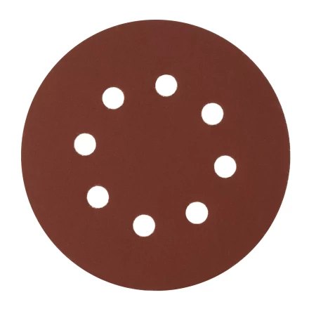 Круг абразивный на ворсовой подложке под &quot;липучку&quot;, перфорированный, P 600, 125 мм, 5 шт Сибртех 738167 купить в Урае