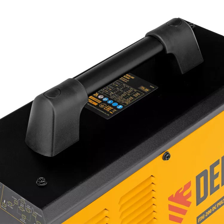 Аппарат инвертор. аргонодуговой сварки ITIG-200 DС Pulse Cold Weld, 200 А, ПВ 60%// Denzel 94329 купить в Урае