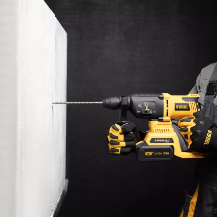 Бур по бетону Denzel, 6 x 210 мм, двойная спираль, три пылеотводящие кромки, 705007 купить в Урае