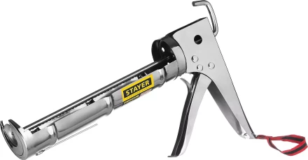 STAYER &quot;PROFESSIONAL&quot;. Пистолет для герметика, полукорпусной, хромированный, зубчатый шток, 310мл 0662 купить в Урае