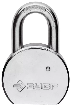Замок навесной ЗУБР &quot;серия 271&quot; с закаленной дужкой, стальной корпус, 65мм 4-37271-65 купить в Урае