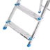 Стремянка Сибртех 97836, 4 ступени, стальная, оцинкованная купить в Урае