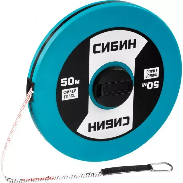 Мерная лента СИБИН фиберглассовая, 50м 34154-50 купить в Урае
