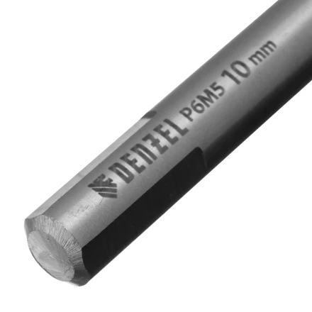 Сверло спиральное по металлу Denzel, 10 х 184 мм, Р6М5, Golden Tip, удлиненное 718263 купить в Урае