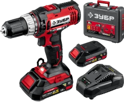 Дрель-шуруповерт, 2 АКБ С1-18 (2 Ач), в кейсе ДШЛ-185-22 серия «МАСТЕР»