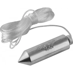 Отвес ЗУБР "МАСТЕР" строительный со шнуром, в пластиковом контейнере,100 г 0636-100_z01