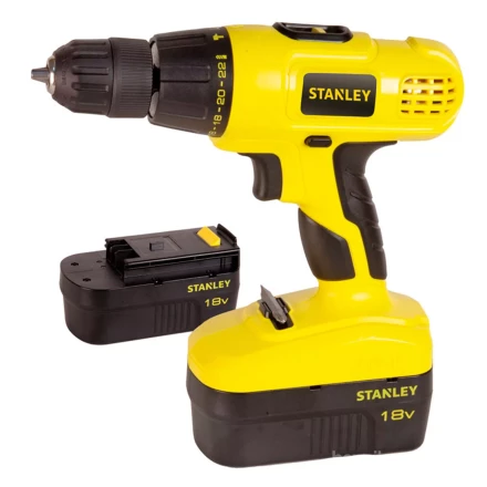 Дрель аккумуляторная Stanley STDC18HBK в кейсе купить в Урае