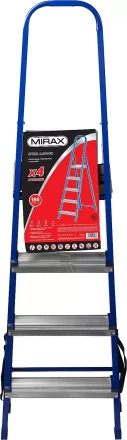 Лестница-стремянка стальная, 4 ступени, 80 см, MIRAX 38800-04 купить в Урае