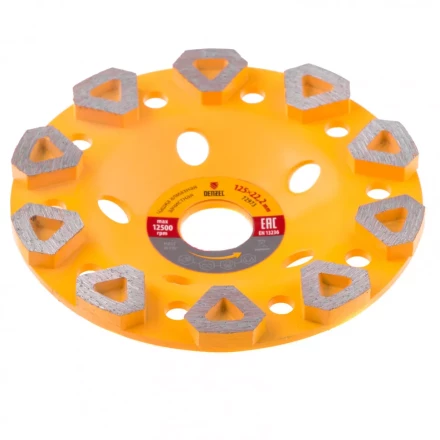 Чашка алмазная зачистная 125 мм Бриллиант Denzel 72973 купить в Урае