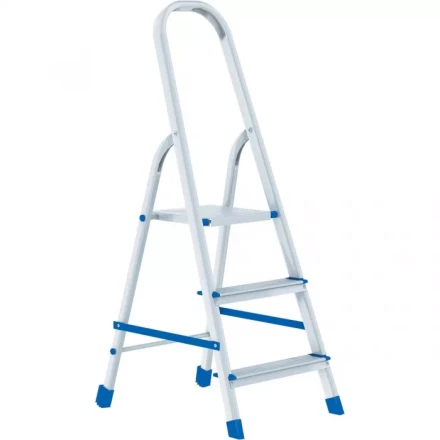 Стремянка 3 ступени алюминиевая СИБРТЕХ 97713 купить в Урае