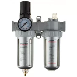 Набор аксессуаров KRAFTOOL "INDUSTRIE QUALITAT" для пневмосистем: манометр, влагоотделитель, смазчик 6505