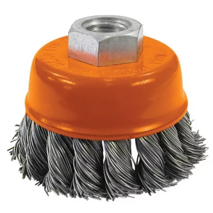 Щетка чашечная для шлифмашин сталь 65мм M14 S-T Кратон 1 11 02 001 купить в Урае