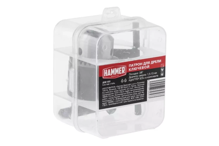 Патрон для дрели HAMMER Ф13мм 3/8" (208-103) купить в Урае