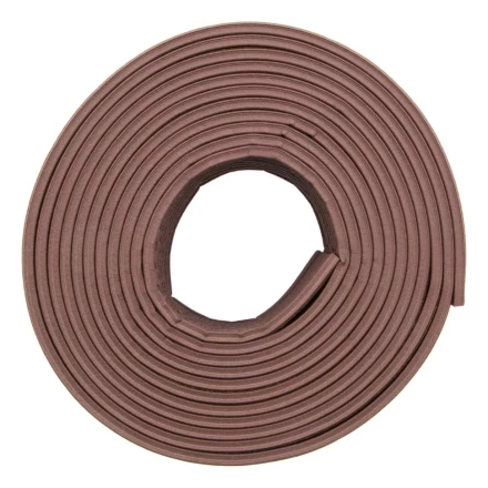 Уплотнитель резиновый, 24 м, профиль &quot;E&quot;, коричневый Сибртех 88906 купить в Урае