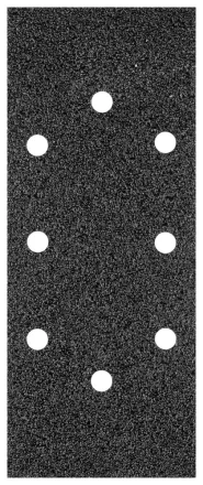 Лист шлиф. универсал. URAGAN &quot;Оптимален для мягких пород дерева&quot; 8 отверстий по линии, для ПШМ, P40, 93х230мм, 10шт 907-22102-040-10 купить в Урае