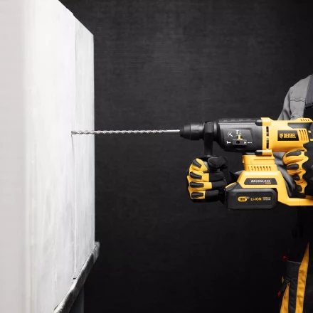 Бур по бетону Denzel ,6 x 260 мм, двойная спираль, три пылеотводящие кромки, 705008 купить в Урае