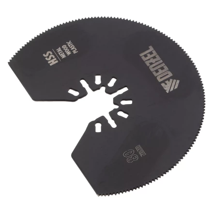 Насадка для МФИ отрезная полукруг Denzel 782301, HSS, по металлу и дереву, 80 мм х 1,2 мм, мелкий зуб купить в Урае