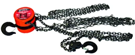 Таль цепная 0.5 т h  подъема 2.5 м расстояние между крюками 240 мм  MATRIX 519305 купить в Урае